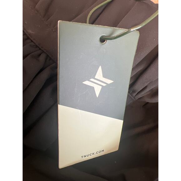 Tuckernuck Black Ruffled Mandarin Collar Blouse - Picture 9 of 9